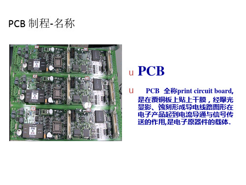 PCB工艺制程