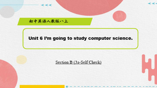 Unit 6 Section B (3a-Self Check)课件(共21张PPT)