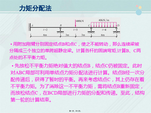 建筑工程技术 教材 力矩分配法计算连续梁及无侧移刚架