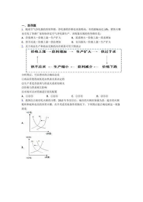 2021年最新时事政治—供求影响价格的图文解析(1)