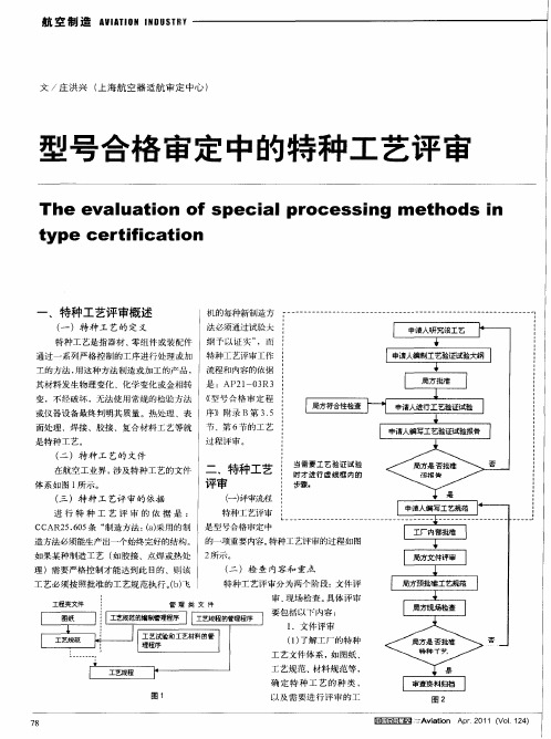 型号合格审定中的特种工艺评审