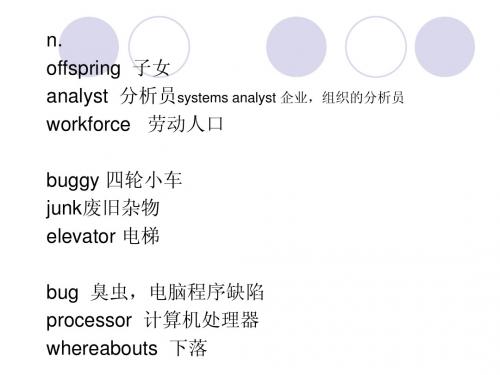 新标准大学英语第三册第四单元词汇分类记忆 U 4 words