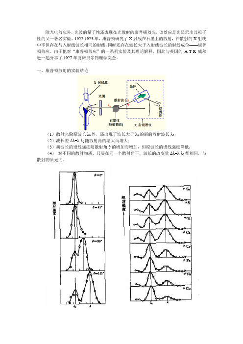 量子物理学03-康普顿散射：光的粒子性的又一个证据20150921