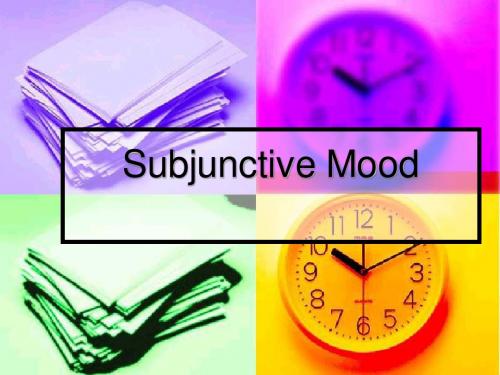 subjunctive mood