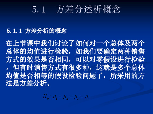 SPSS单因素和多因素方差分析法名师制作优质教学资料