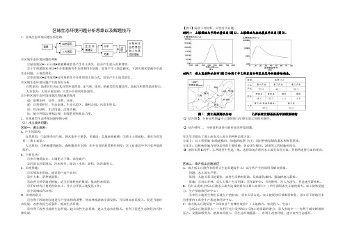 区域生态环境问题分析思路