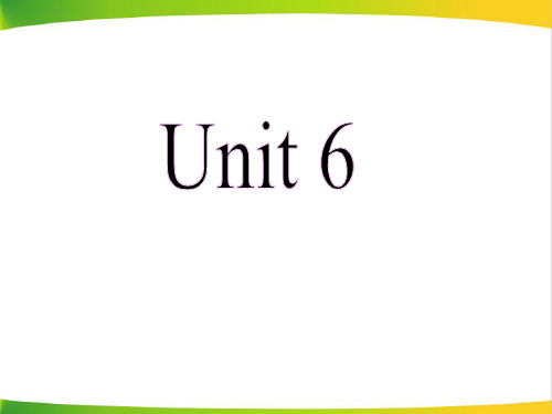 人教新目标英语七年级上册 Unit6-Unit9 单元复习课件(共45张PPT)