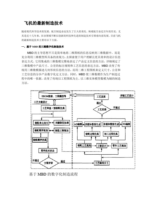 最新的飞机制造技术