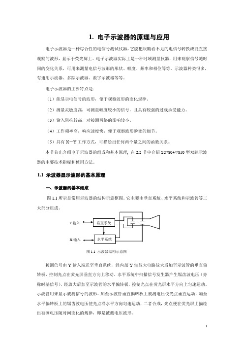 示波器的原理与使用方法