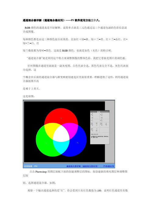 PS通道混合器详解