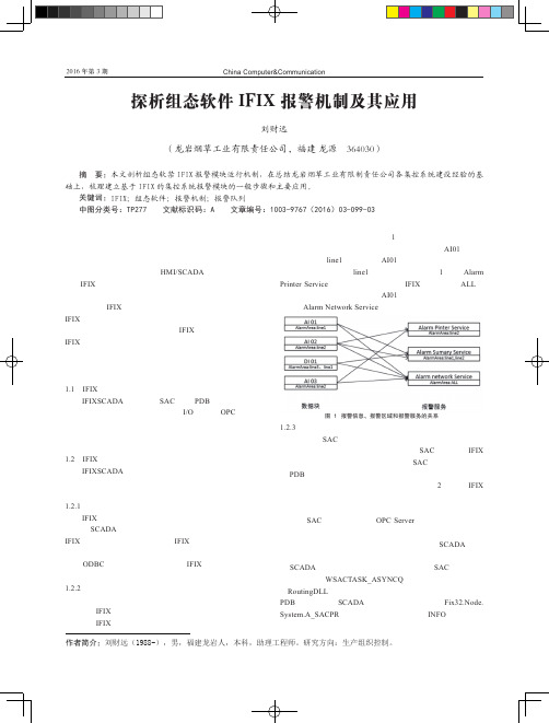 探析组态软件IFIX报警机制及其应用