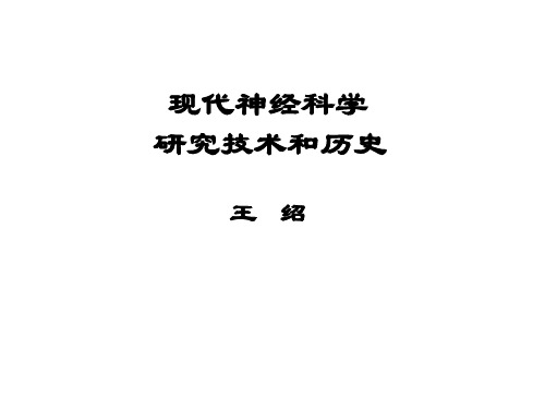 现代神经科学