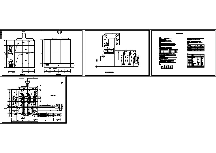 湖北某地区热水锅炉房暖通设计cad施工图