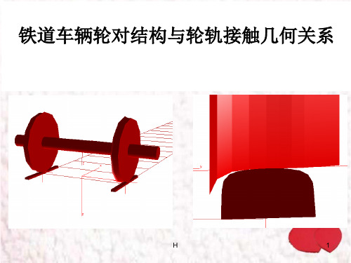 铁道车辆轮对结构关系