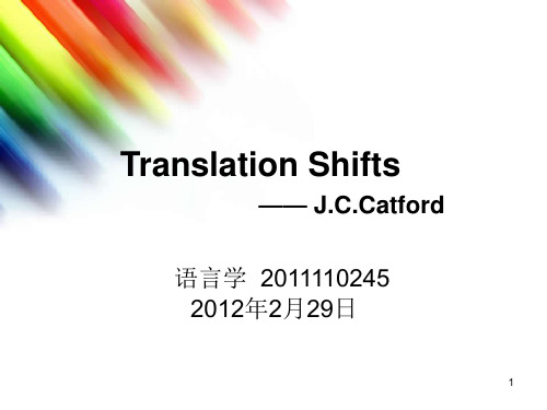 Translation Shifts