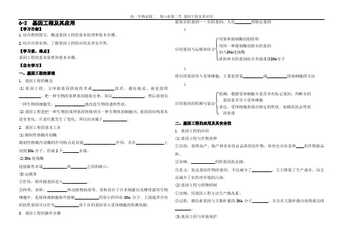 6-2  基因工程及其应用