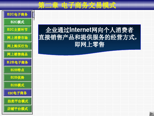 第2章电子商务交易模式