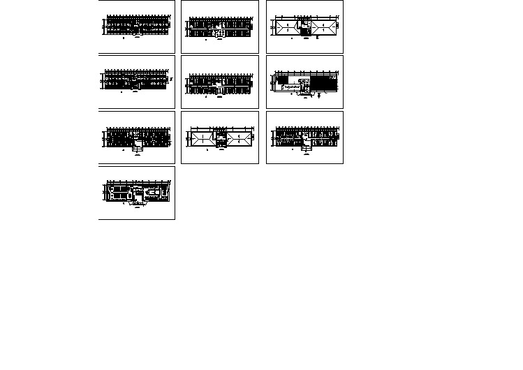 【南京】某地多层会所洗浴中心全套装修施工方案cad图