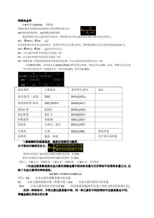 合工大版《材料成型原理》课程学习笔记 