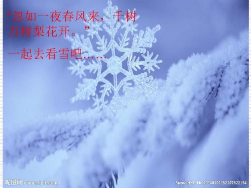 修改版《沁园春雪》课件