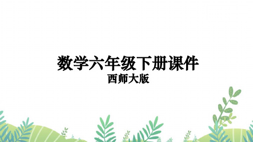 西师大版六年级下册数学课件第13课时  概率