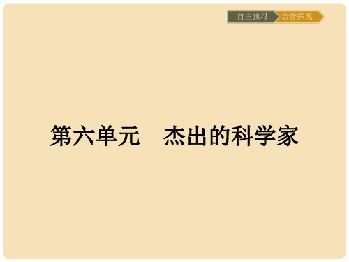 高中历史 第六单元 杰出的科学家 6.1 杰出的中医药学