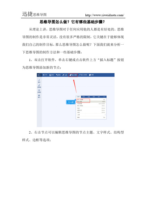 思维导图怎么做？它有哪些基础步骤？