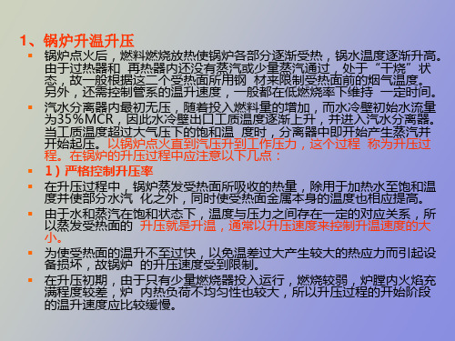 直流锅炉启动过程中注意事项