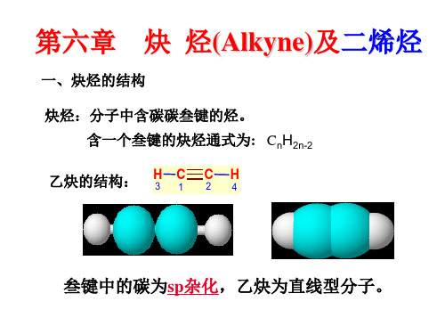 6 炔烃、二烯烃