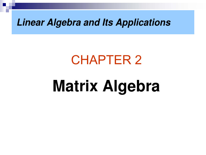 Linear Algebra (chapter2)01