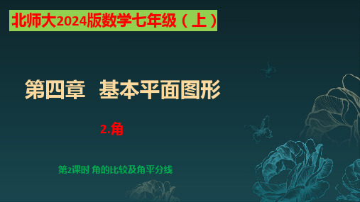 4.2角(第2课时)课件2024-2025学年北师大版数学七年级上册