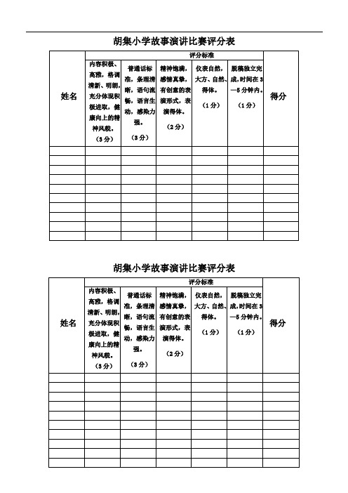 讲故事比赛评分表资料.doc