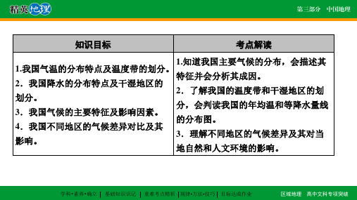 亚热带季风气候和温带季风气候C