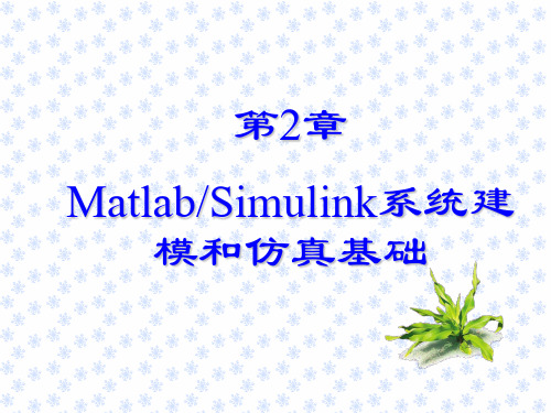 Matlab与Sinmulink仿真应用(02---Matlab界面简介)