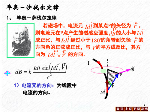 大学物理-第三篇-第六章 稳恒磁场