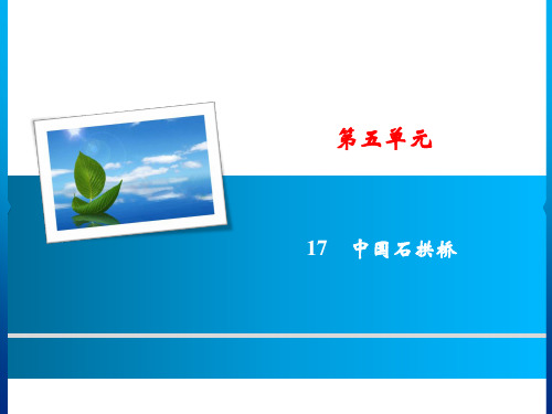 第5单元 17 中国石拱桥