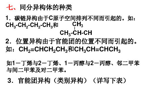 同分异构体