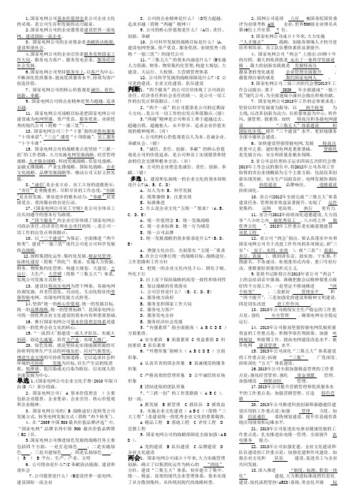 企业文化整理版-国家电网