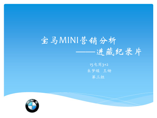 宝马MINI营销分析