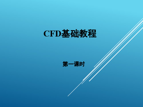 第1课时 CFD基础教程