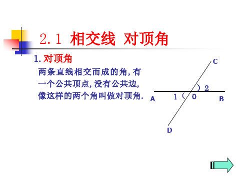 对顶角