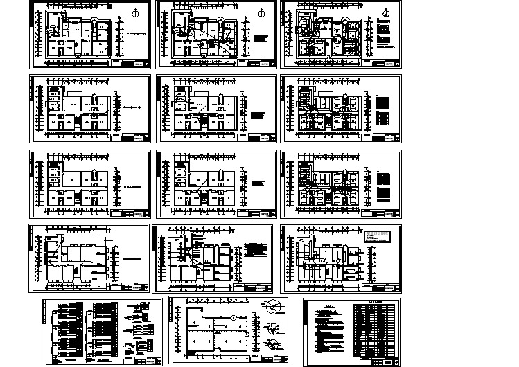 某三层砖混结构幼儿园电气设计图（含15张图纸）