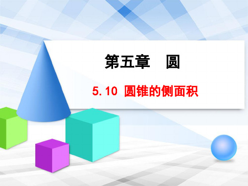 鲁教版(五四制)九年级数学下册0圆锥的侧面积教学课件