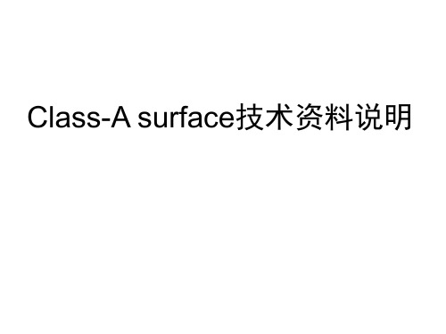 ClassASurface技术说明