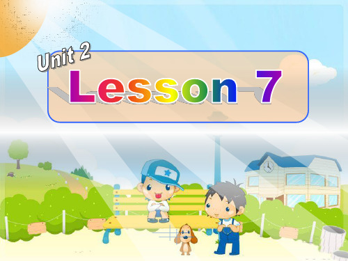 人教精通英语六年级上Unit 2What’s your hobby (Lesson 7)课