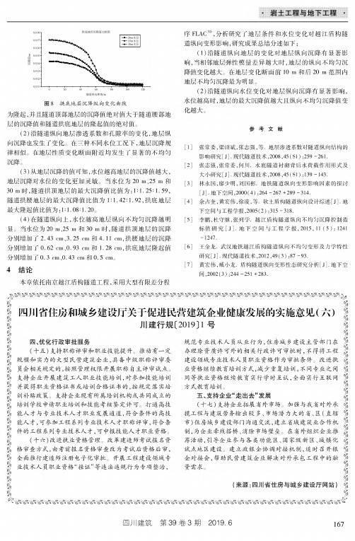 四川省住房和城乡建设厅关于促进民营建筑企业健康发展的实施意见