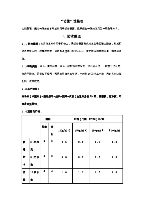 功能性整理