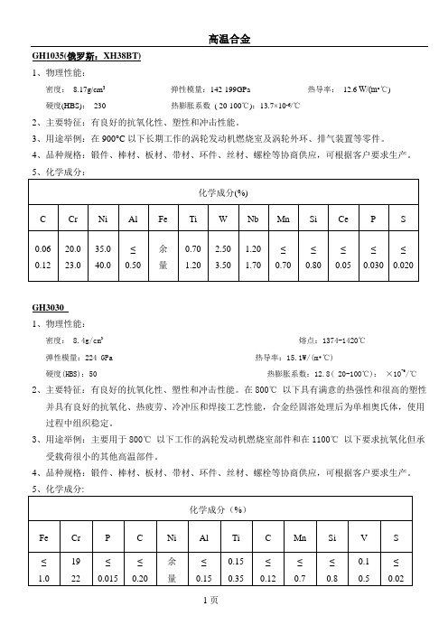 高温合金