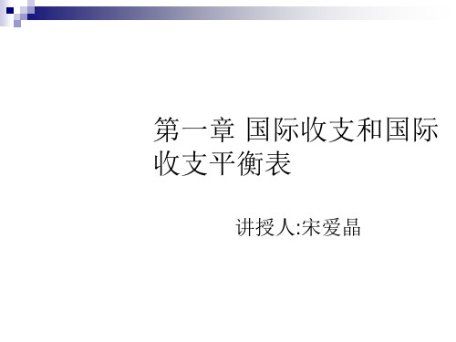 国际收支平衡与国际收支均衡(ppt 42页)