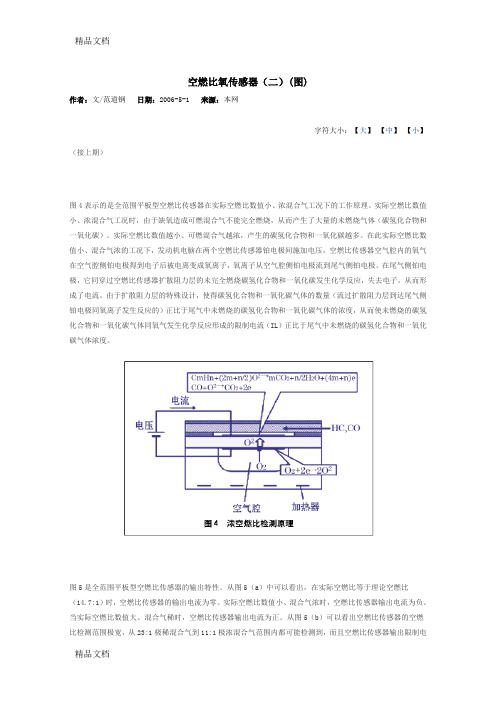 最新空燃比氧传感器2资料